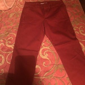 Red jeans